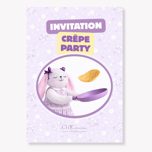 Invitation Crêpe Party